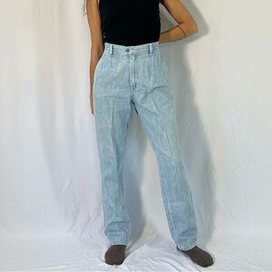 Bill Blass Vintage High Rise Light Wash Denim Jeans